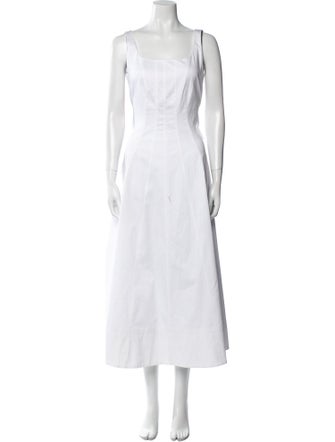 Toccin Square Neckline Long Dress