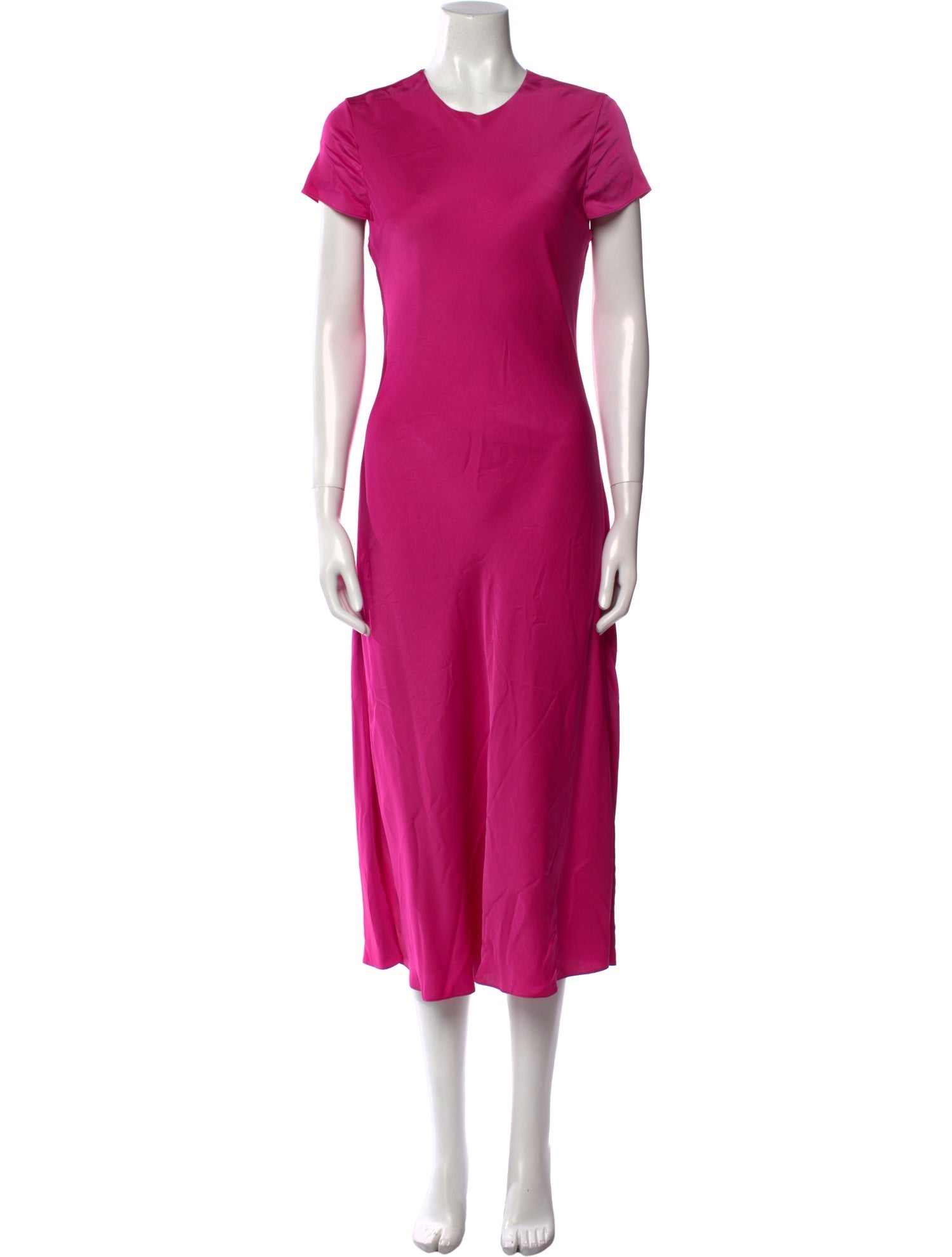 Toccin Crew Neck Midi Length Dress