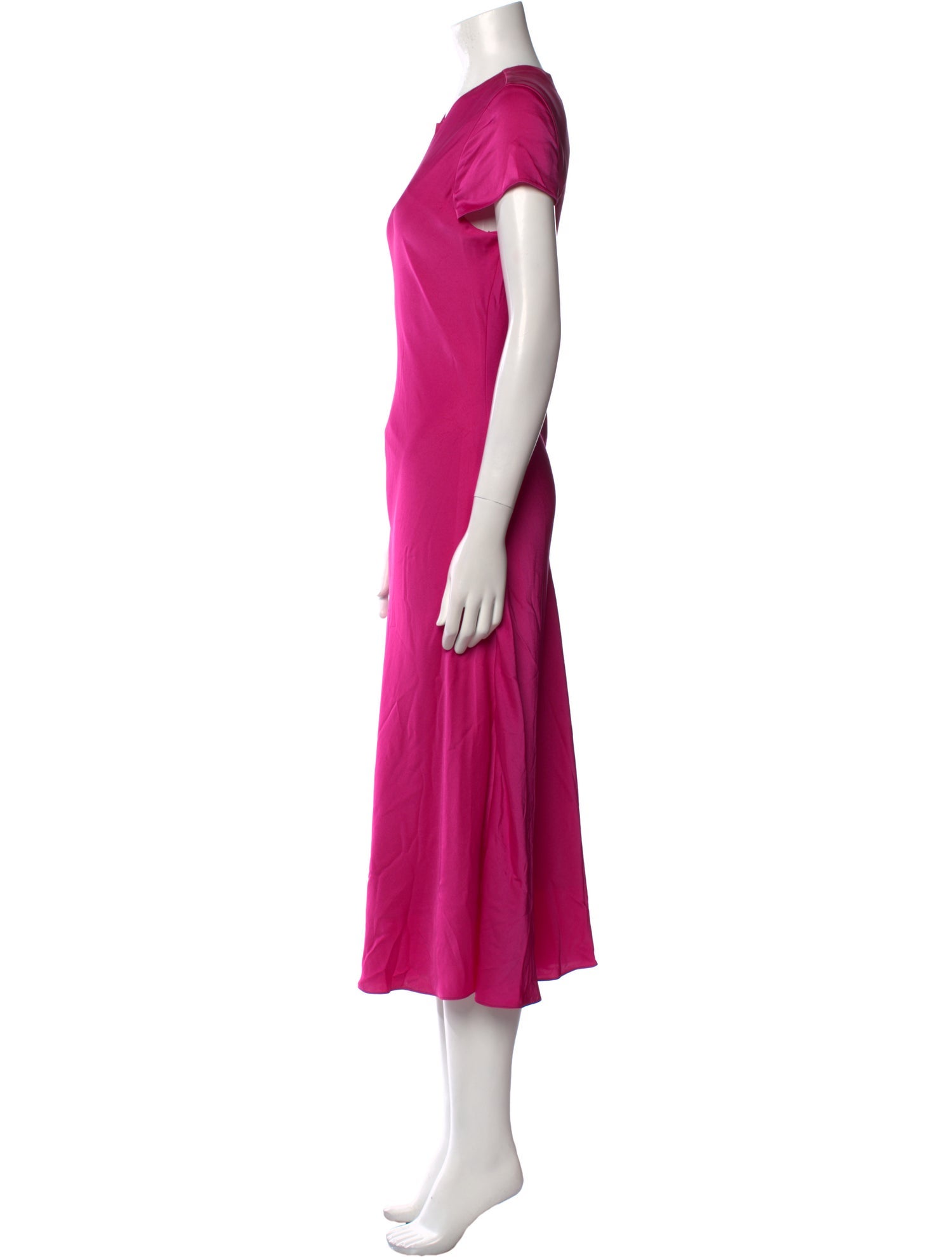 Toccin Crew Neck Midi Length Dress