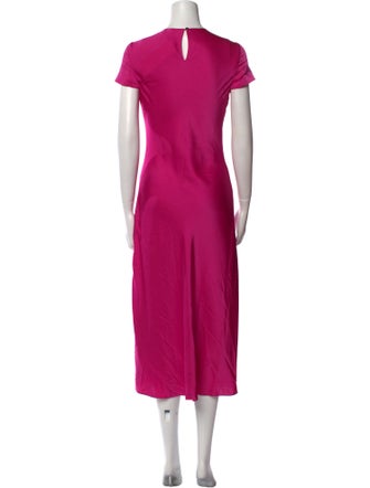 Toccin Crew Neck Midi Length Dress