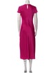 Toccin Crew Neck Midi Length Dress
