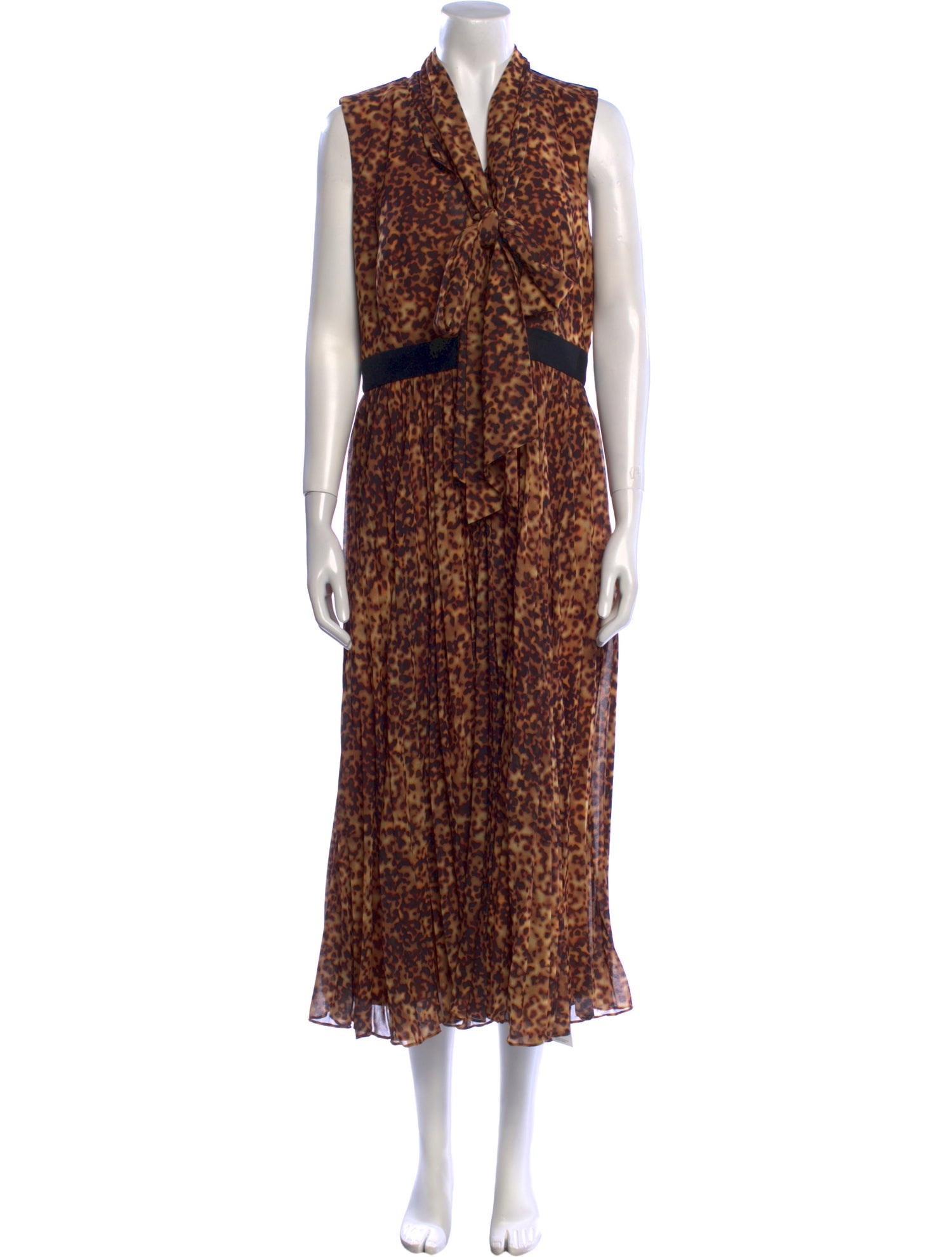 Toccin Animal Print Long Dress