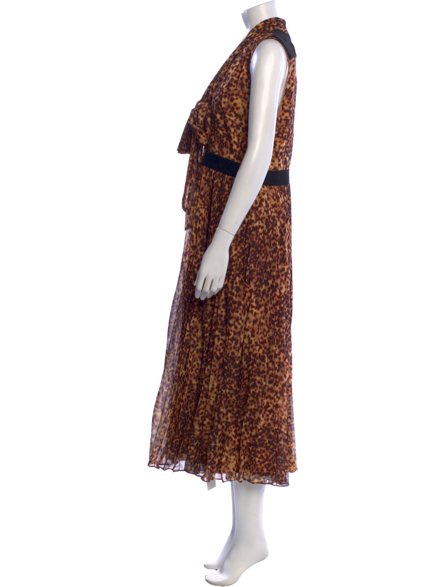 Toccin Animal Print Long Dress