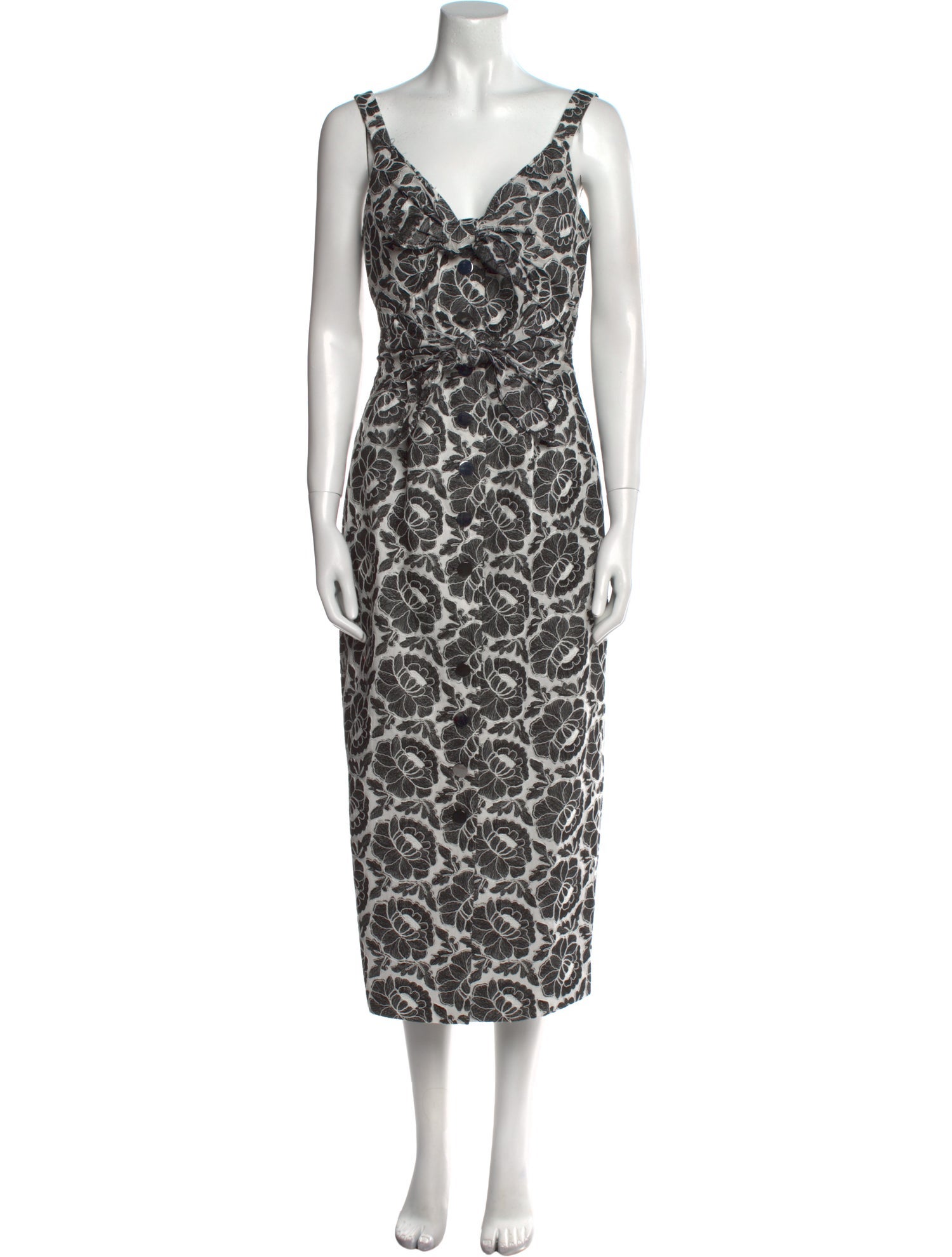 Toccin Printed Midi Length Dress