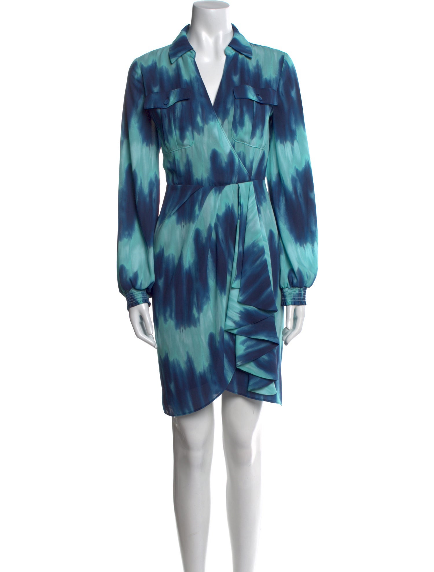 Toccin Tie-Dye Print Mini Dress