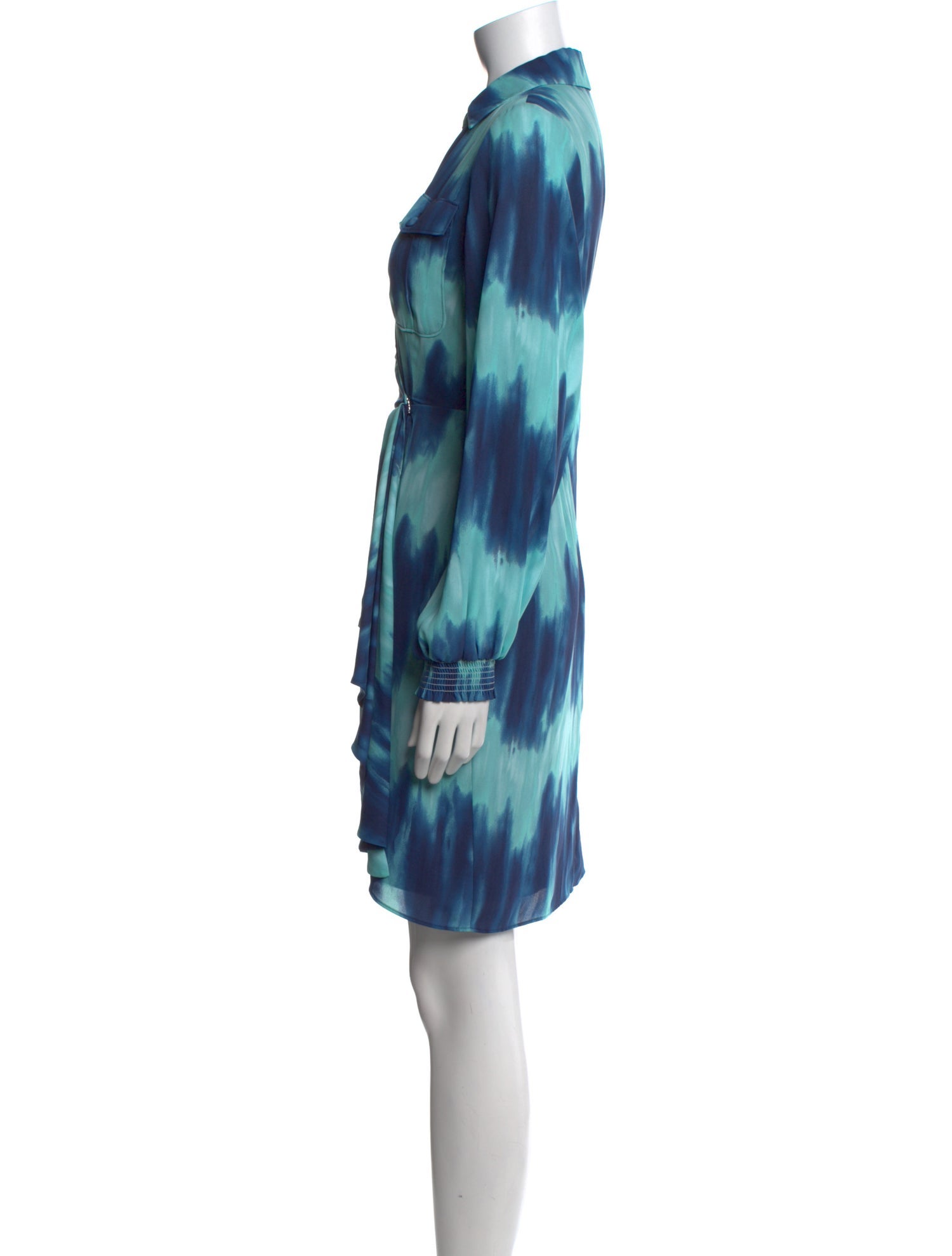 Toccin Tie-Dye Print Mini Dress