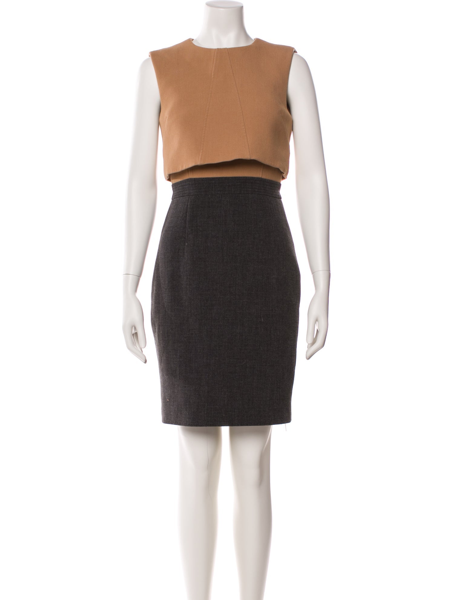 Toccin Colorblock Pattern Mini Dress