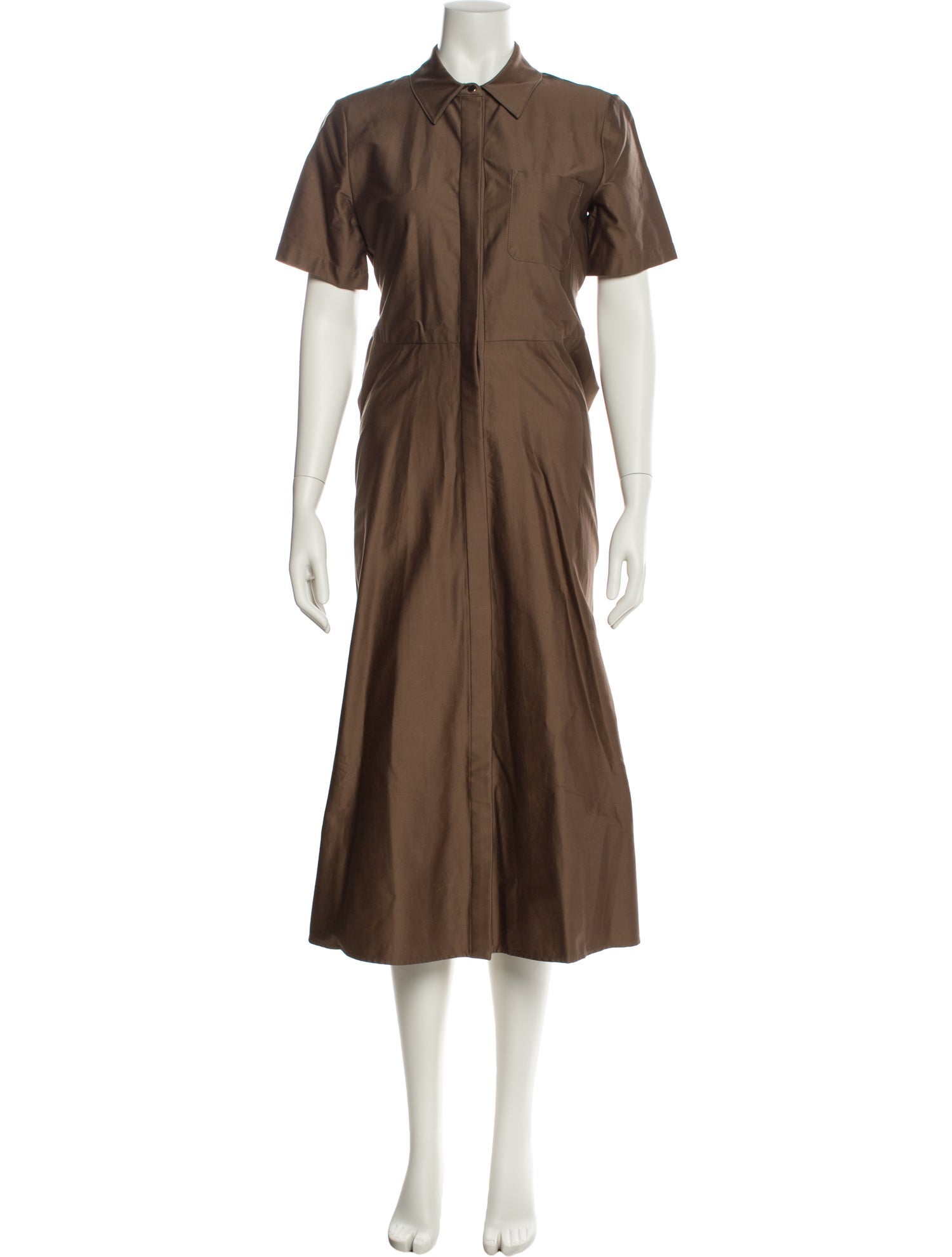 Toccin Mock Neck Midi Length Dress