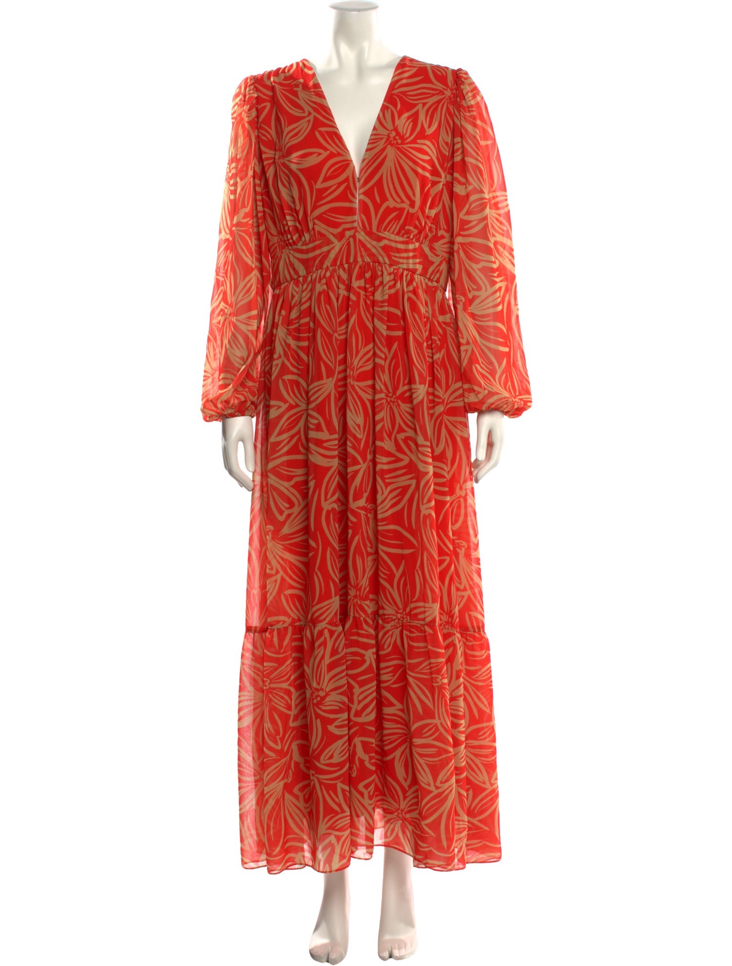 Toccin Printed Long Dress