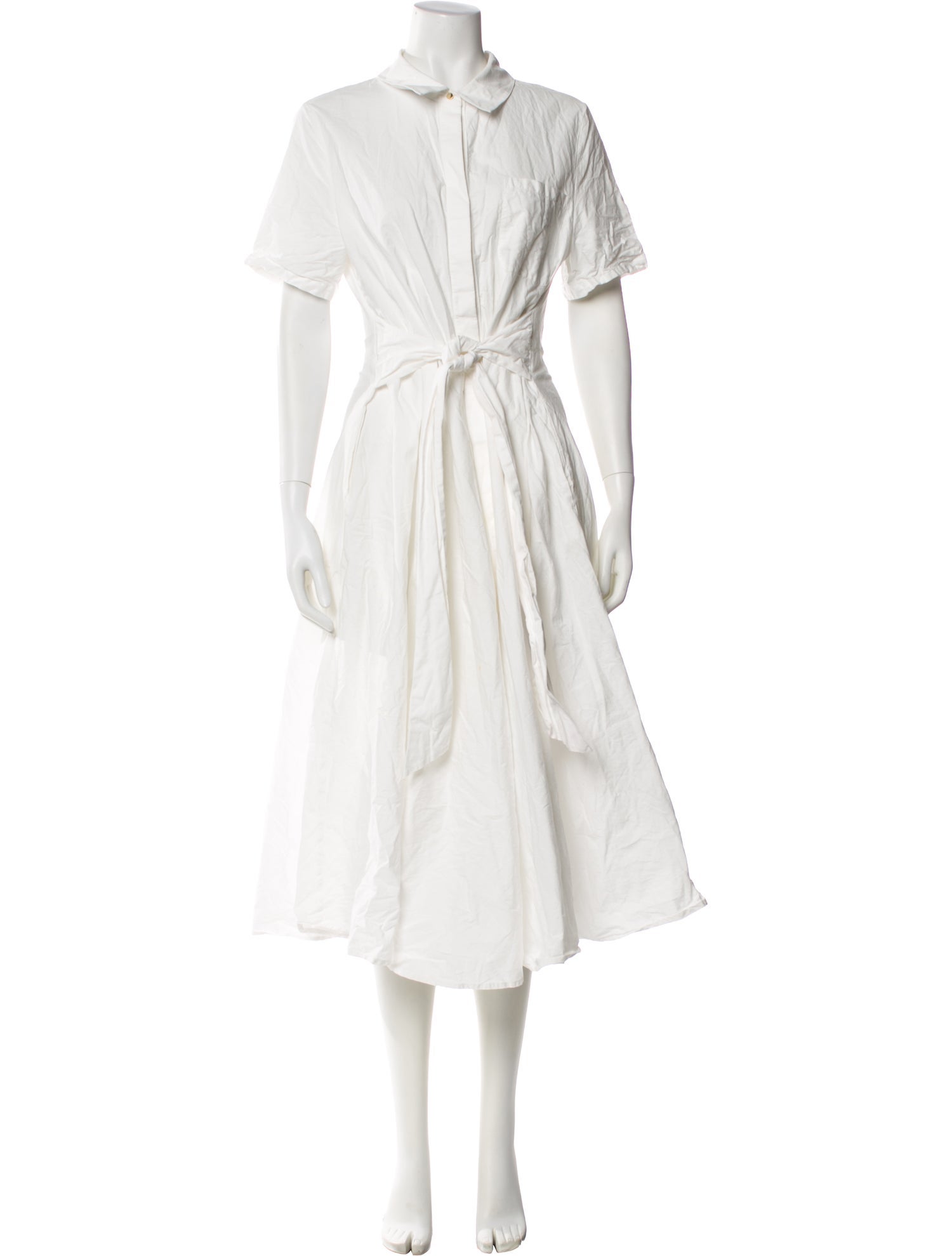 Toccin Mock Neck Midi Length Dress