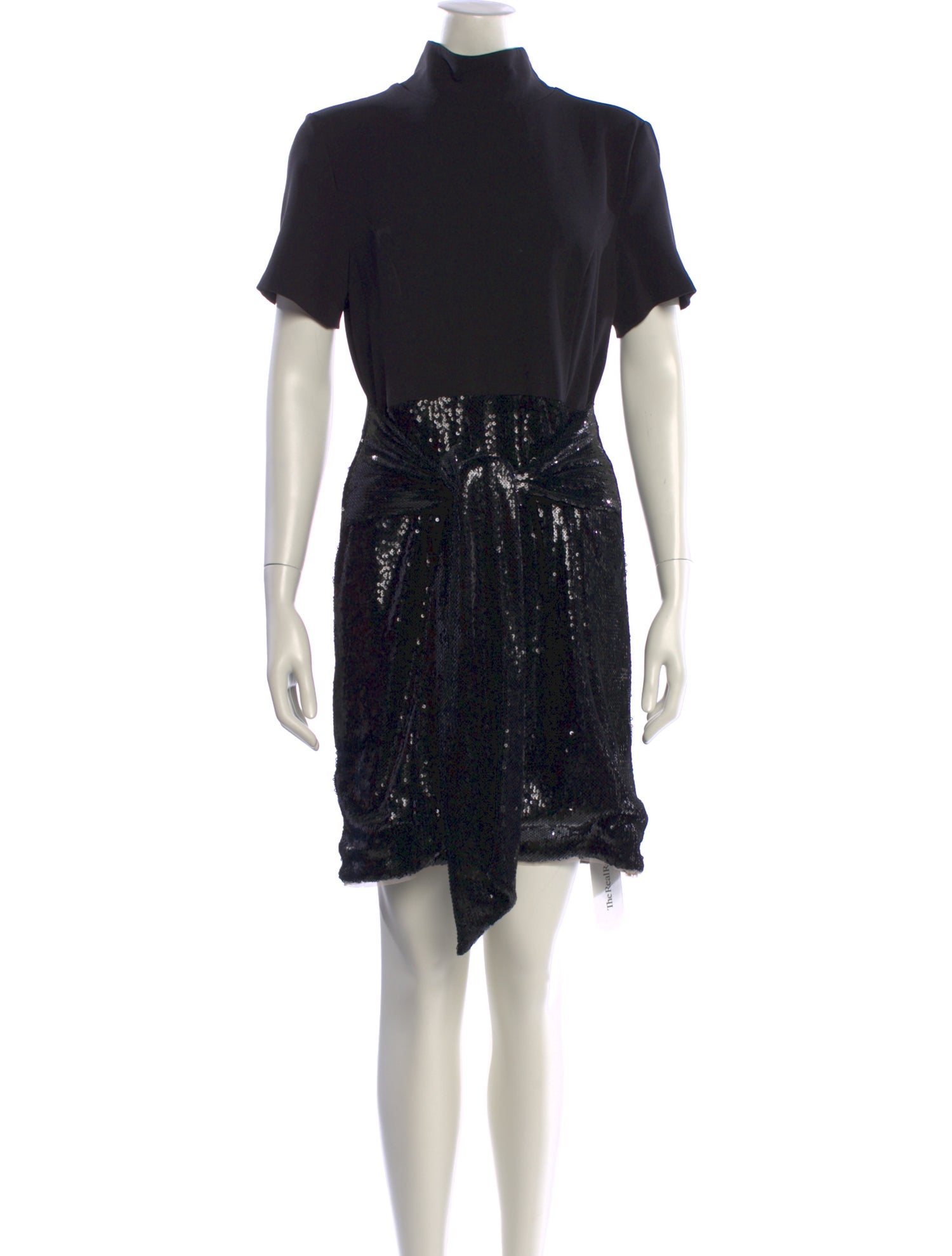 Toccin Mock Neck Mini Dress