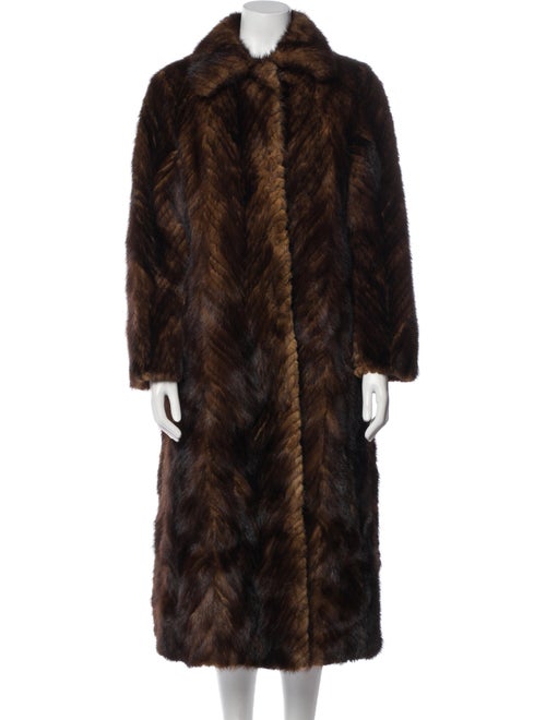 Thomas E. McElroy Animal Print Fur Coat