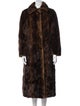 Thomas E. McElroy Animal Print Fur Coat