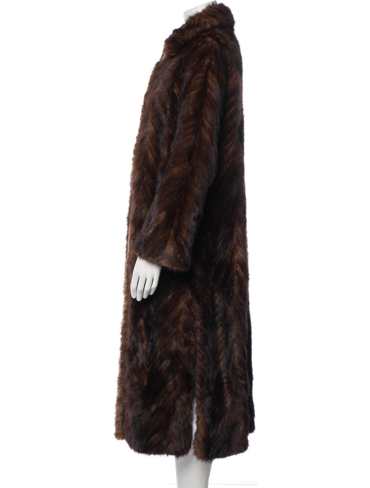 Thomas E. McElroy Animal Print Fur Coat