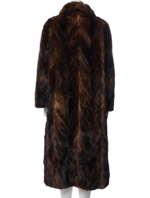 Thomas E. McElroy Animal Print Fur Coat