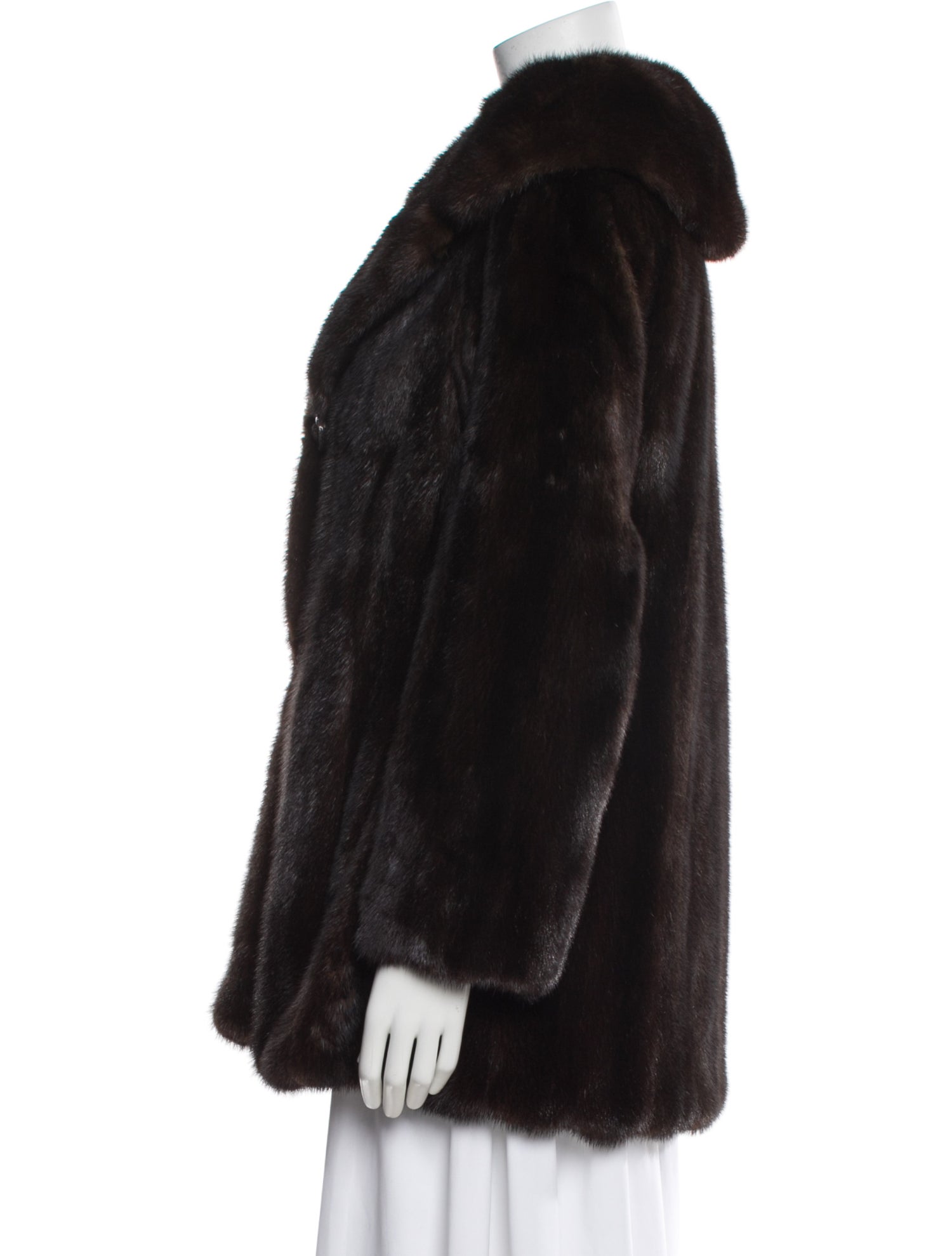 Thomas E. McElroy Mink Faux Fur Coat
