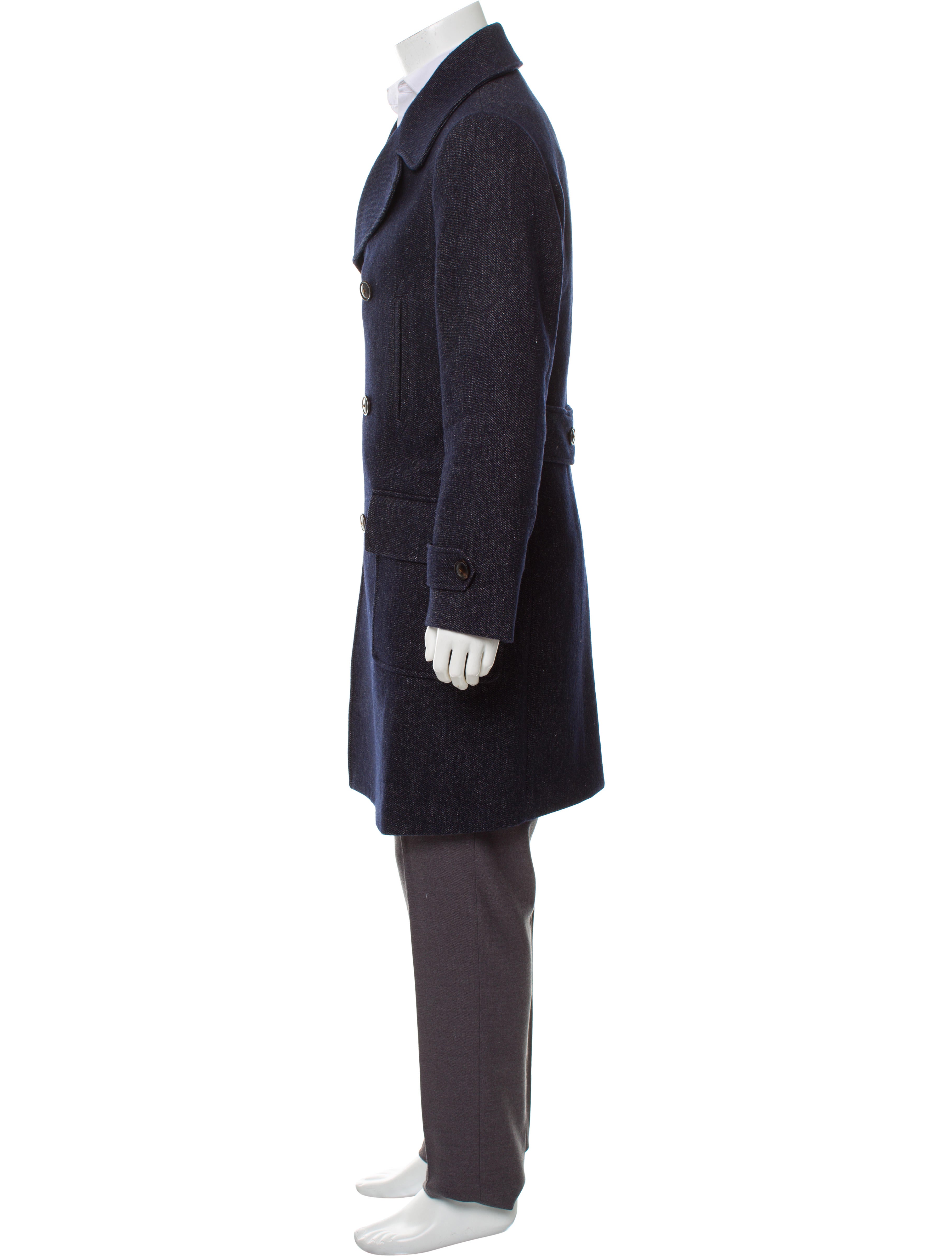 Todd Snyder Woven Double-Breasted Coat