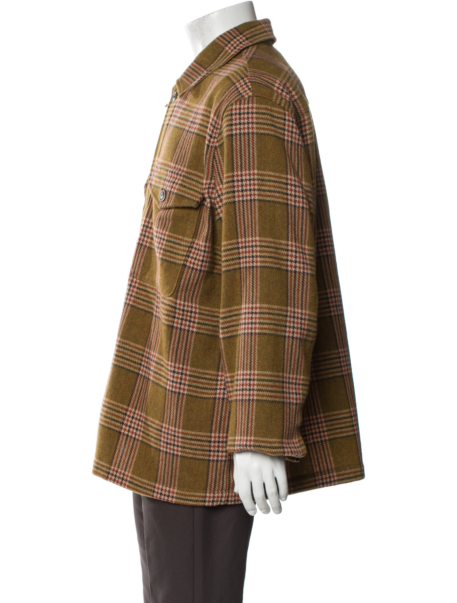 Todd Snyder Plaid Print Peacoat