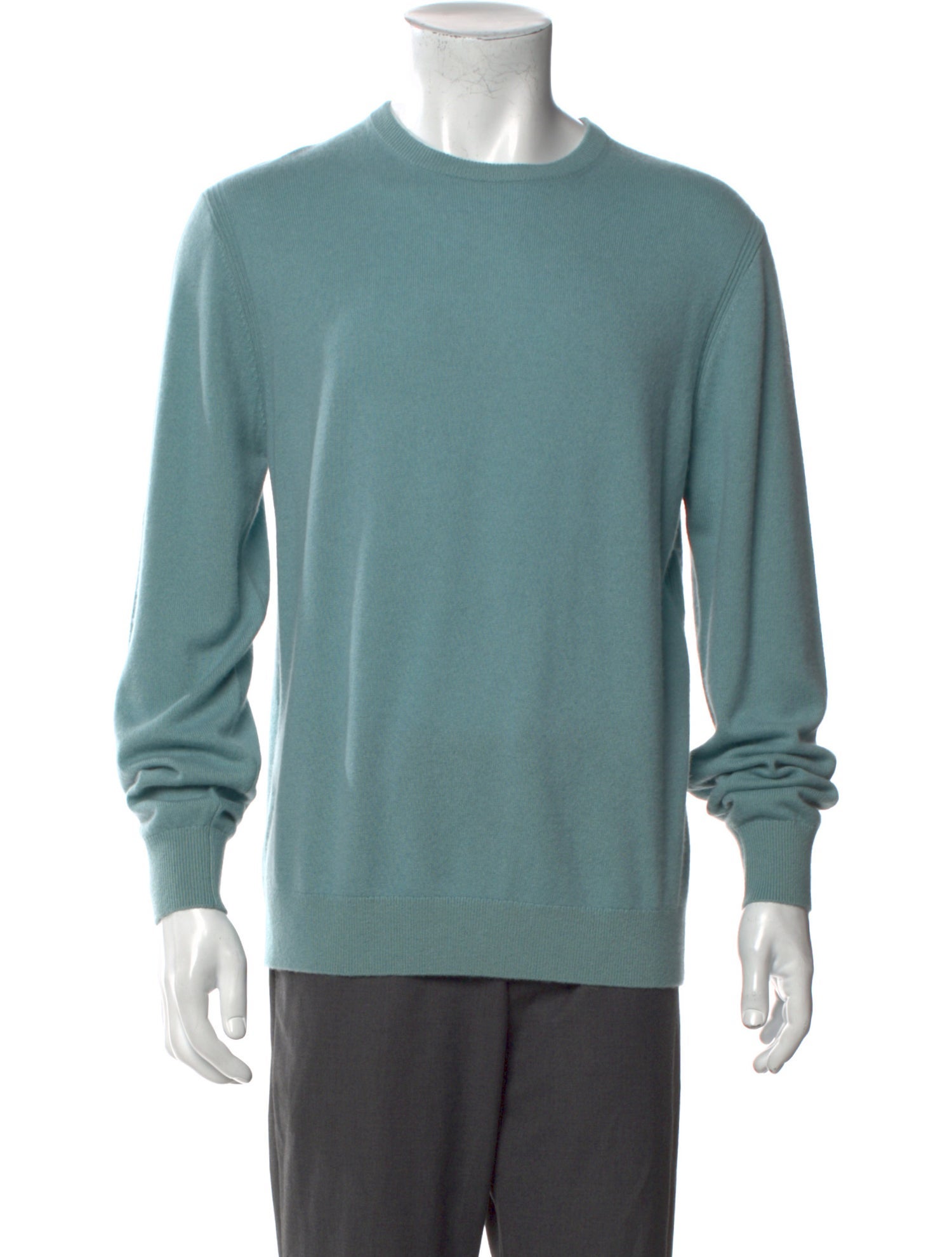 Salvatore Ferragamo Cashmere Crew Neck Pullover - Blue