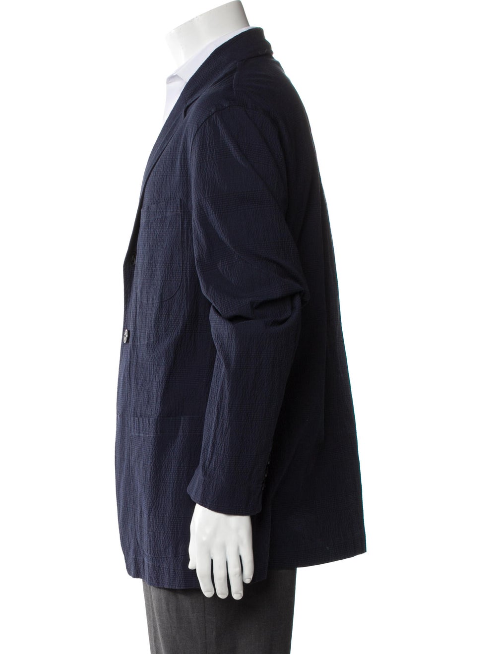 Todd Snyder Jacket Blue Patch Pockets - image 2