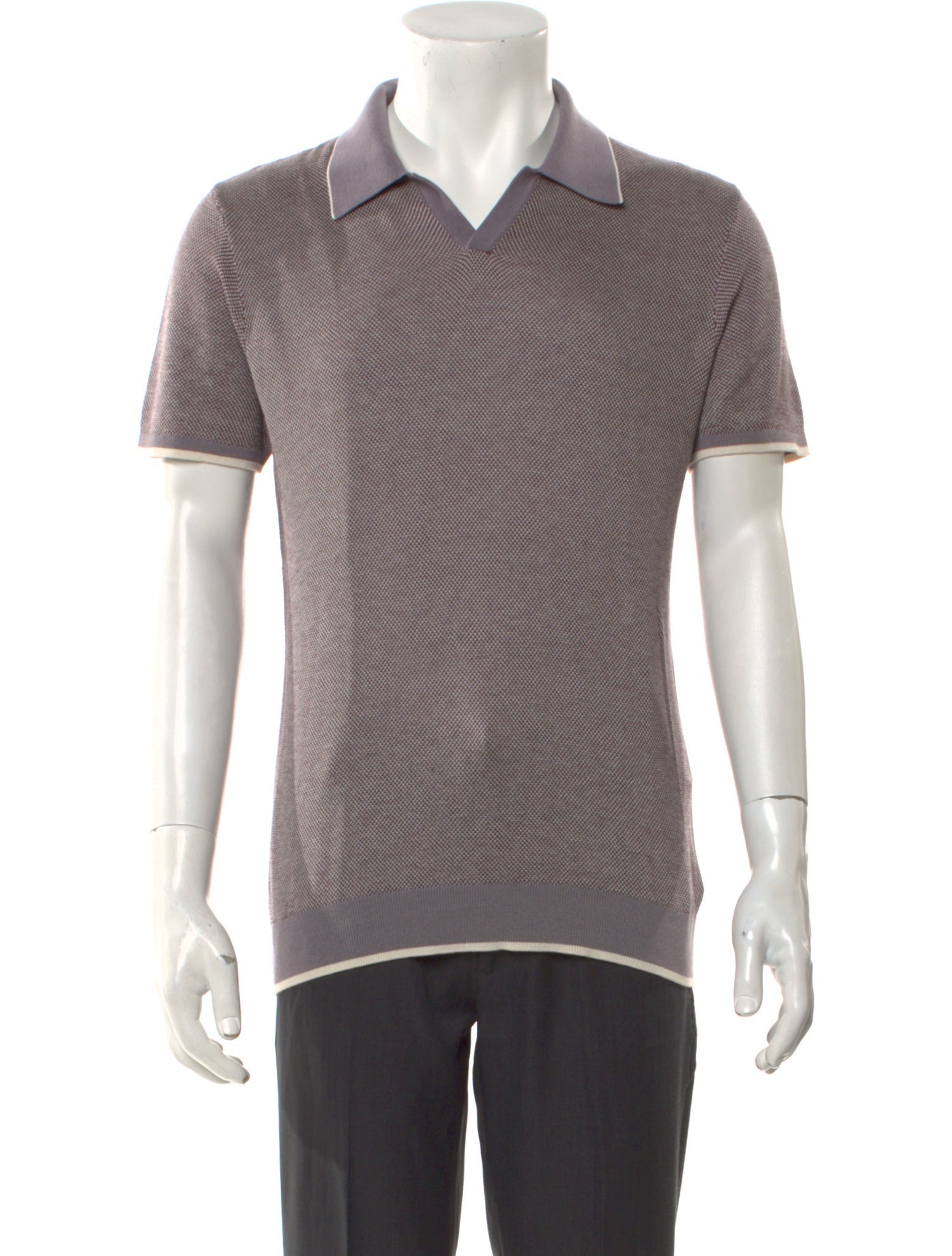 Todd Snyder Striped Collar Polo Sweater