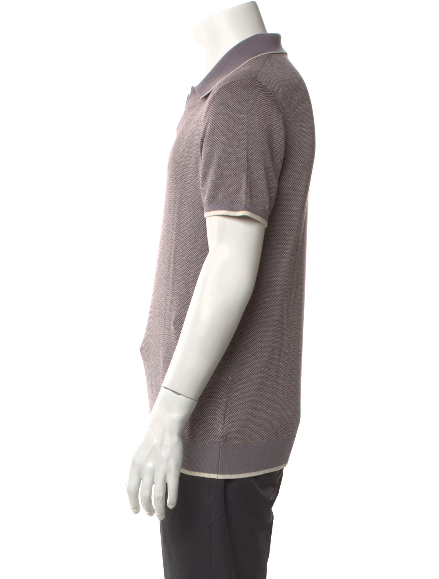 Todd Snyder Striped Collar Polo Sweater