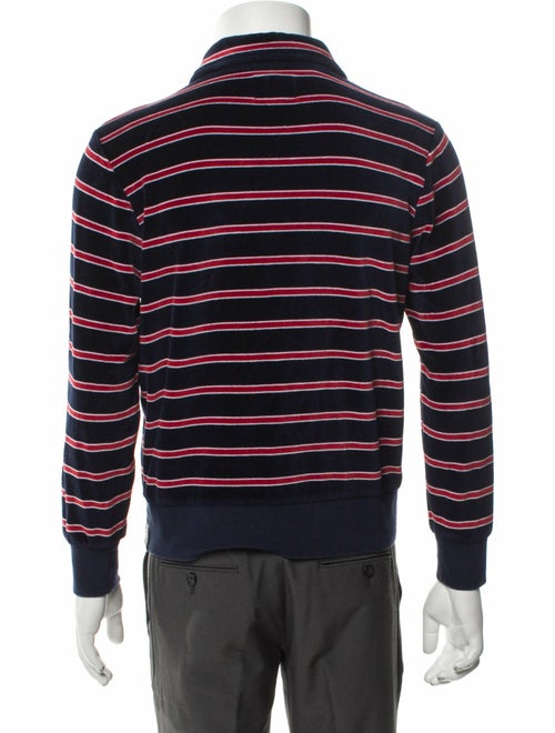 Todd Snyder Striped Collar Sweatshirt