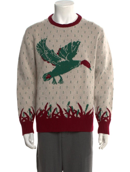 Todd Snyder Merino Wool Graphic Print Pullover