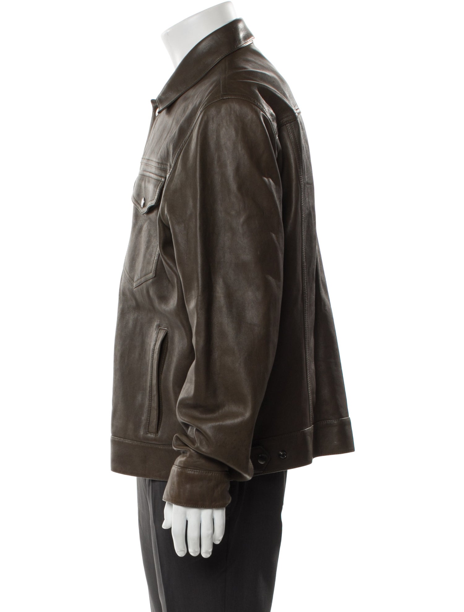 Todd Snyder Lamb Leather Utility Jacket w/ Tags