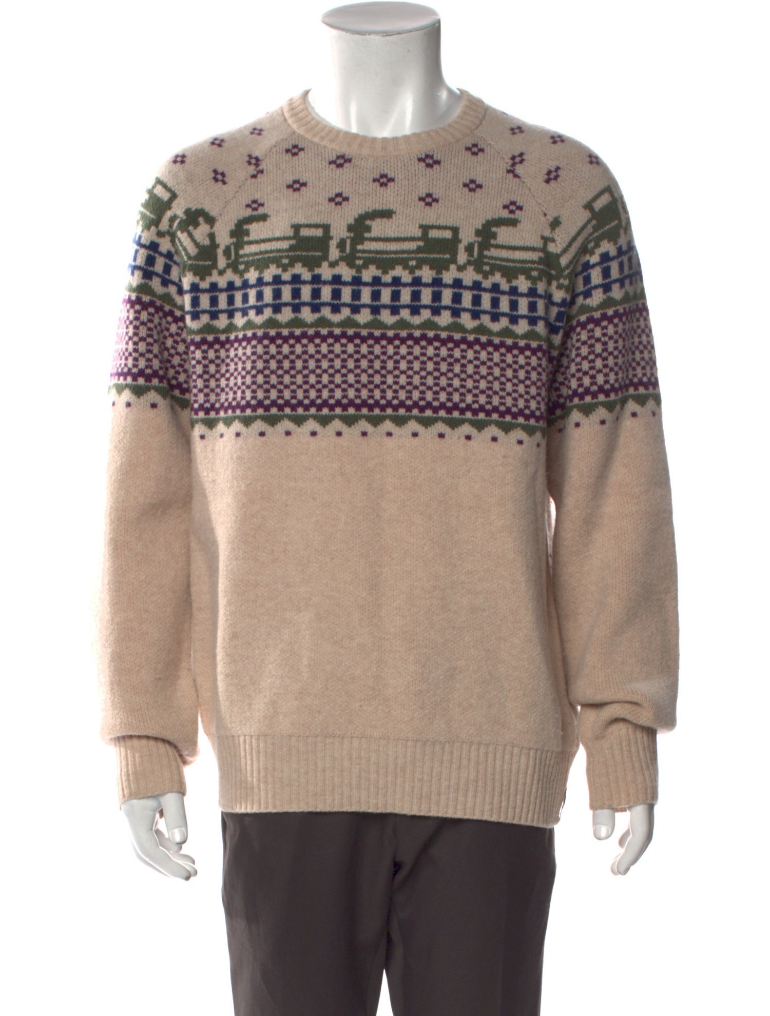 Todd Snyder Lambswool Printed Pullover