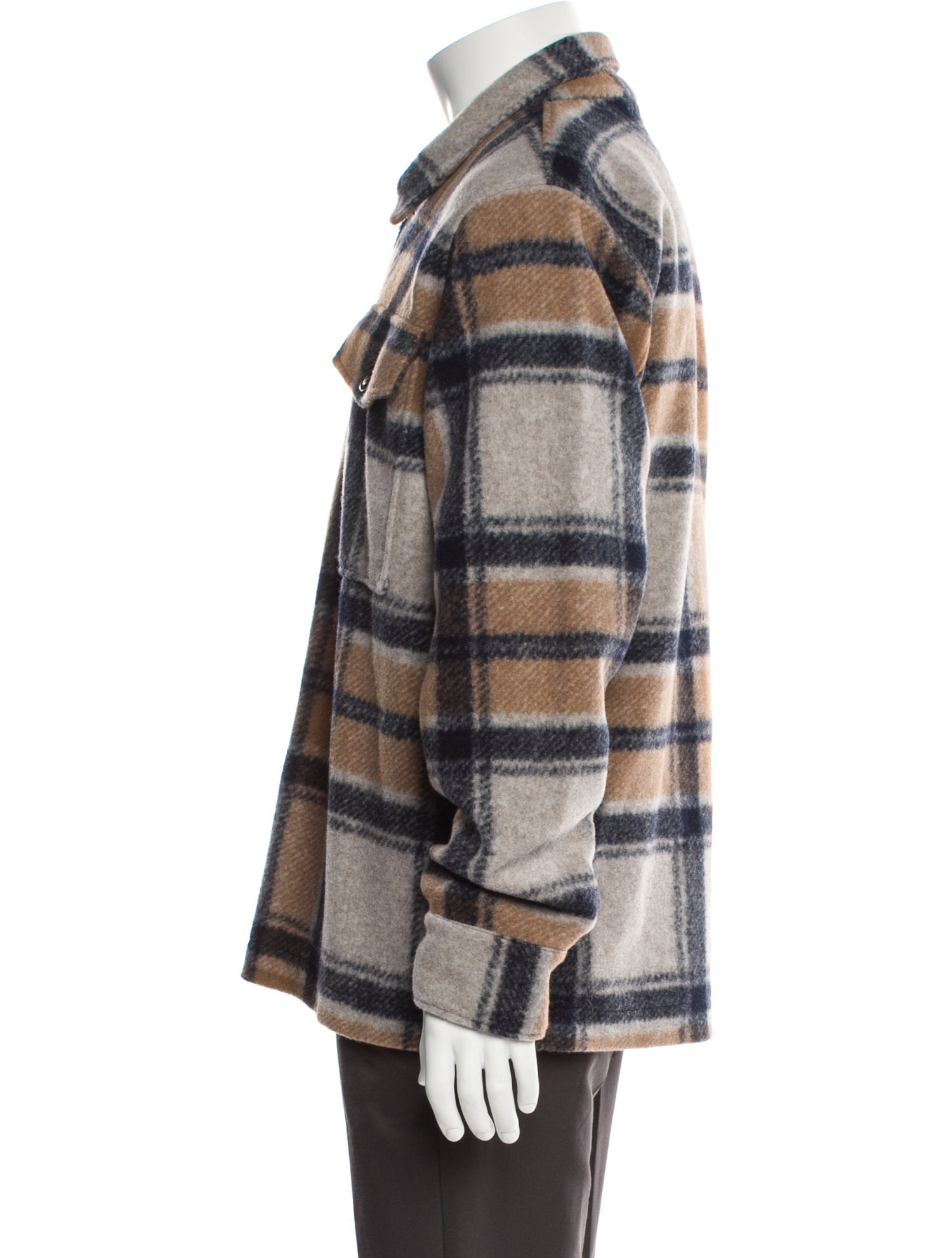 Todd Snyder Plaid Print Trucker Jacket