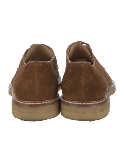 Todd Snyder Suede Leather Trim Embellishment Derby Shoes