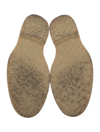 Todd Snyder Suede Leather Trim Embellishment Derby Shoes