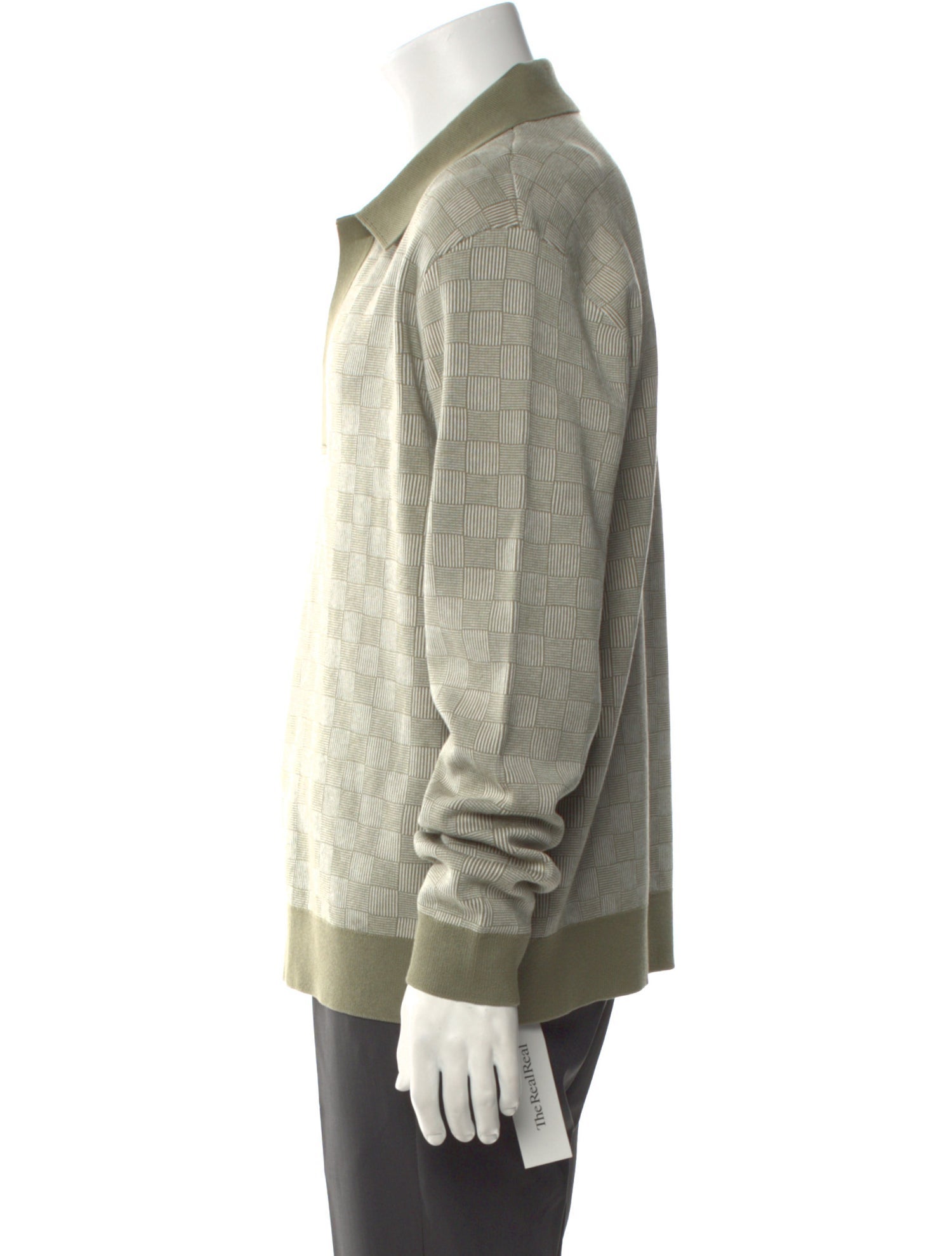 Todd Snyder Plaid Print Collar Polo Sweater w/ Tags