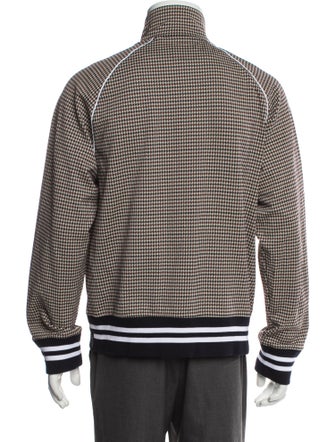 Todd Snyder Houndstooth Print Bomber Jacket