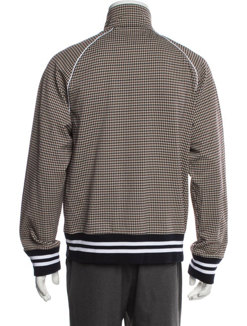 Todd Snyder Houndstooth Print Bomber Jacket