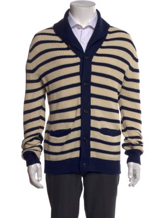 Todd Snyder Linen Striped Cardigan