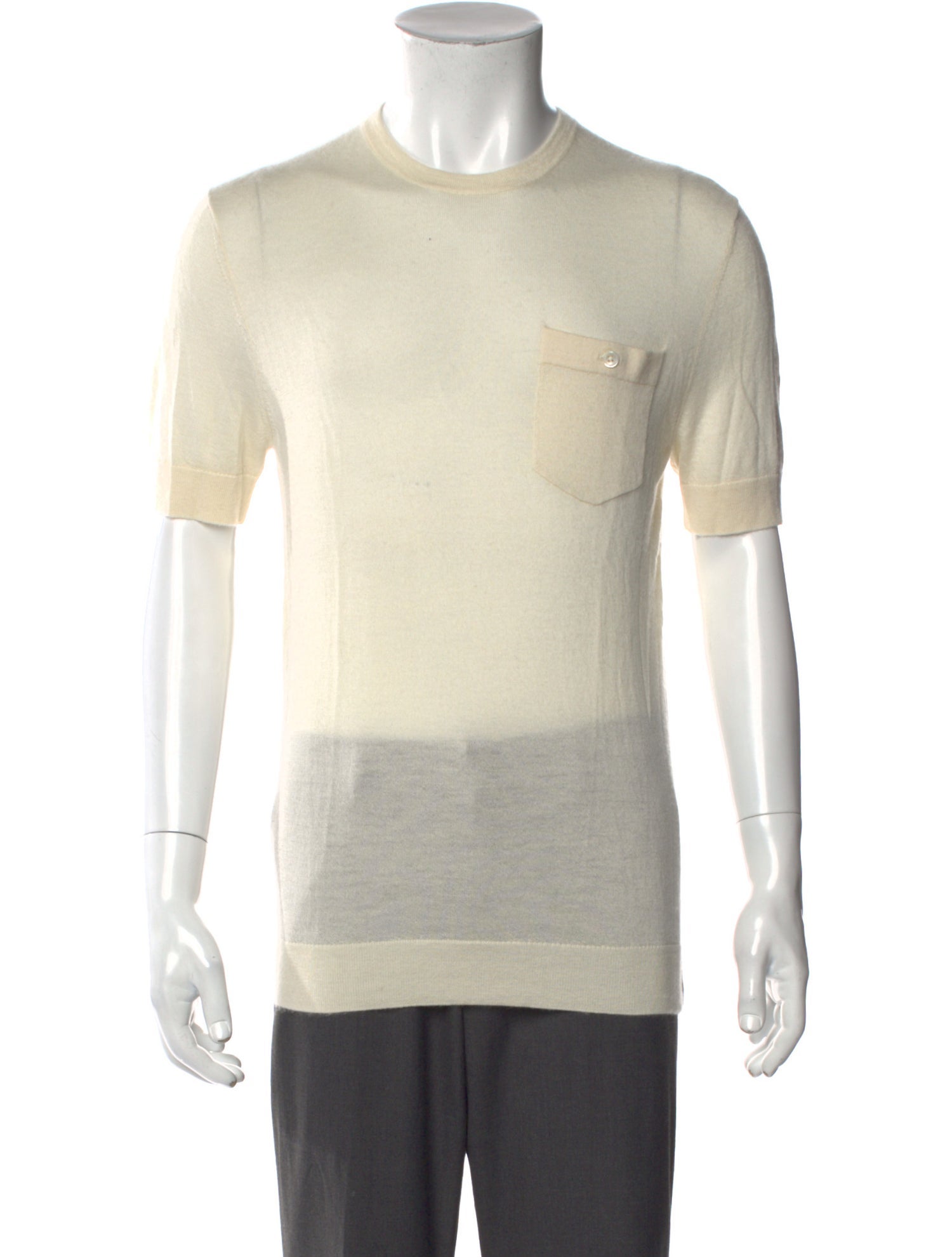 Todd Snyder Cashmere Crew Neck Polo Sweater