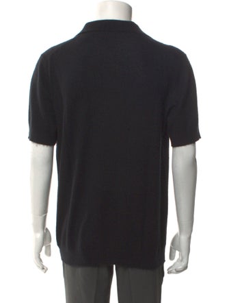 Todd Snyder Cashmere V-Neck Polo Sweater