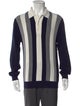 Todd Snyder Striped Collar Polo Sweater