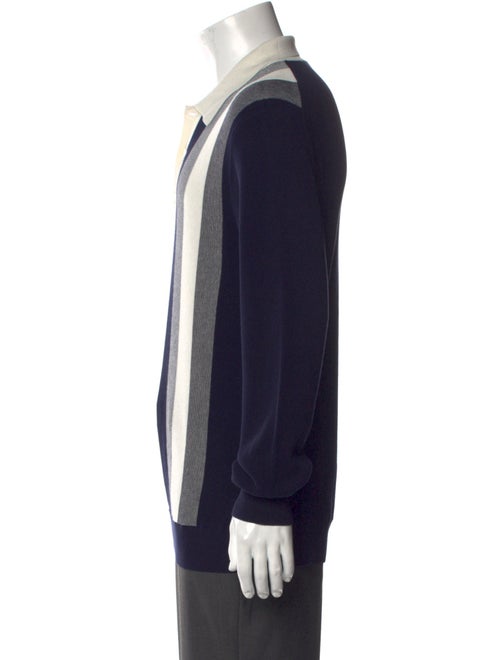 Todd Snyder Striped Collar Polo Sweater