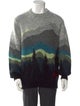 Todd Snyder Printed Crew Neck Cardigan