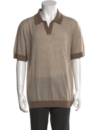 Todd Snyder Cashmere Striped Polo Sweater