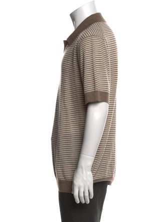 Todd Snyder Cashmere Striped Polo Sweater