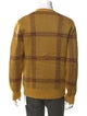 Todd Snyder Plaid Print V-Neck Cardigan