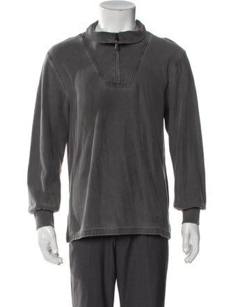 Todd Snyder Mock Neck Long Sleeve Pullover