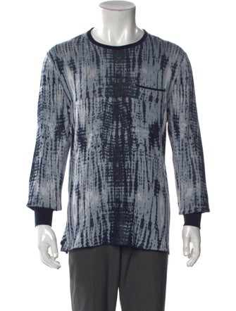 Todd Snyder Printed Crew Neck Pullover