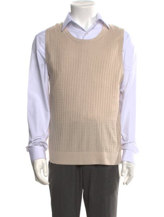 Todd Snyder Collar Long Sleeve Sweater Vest