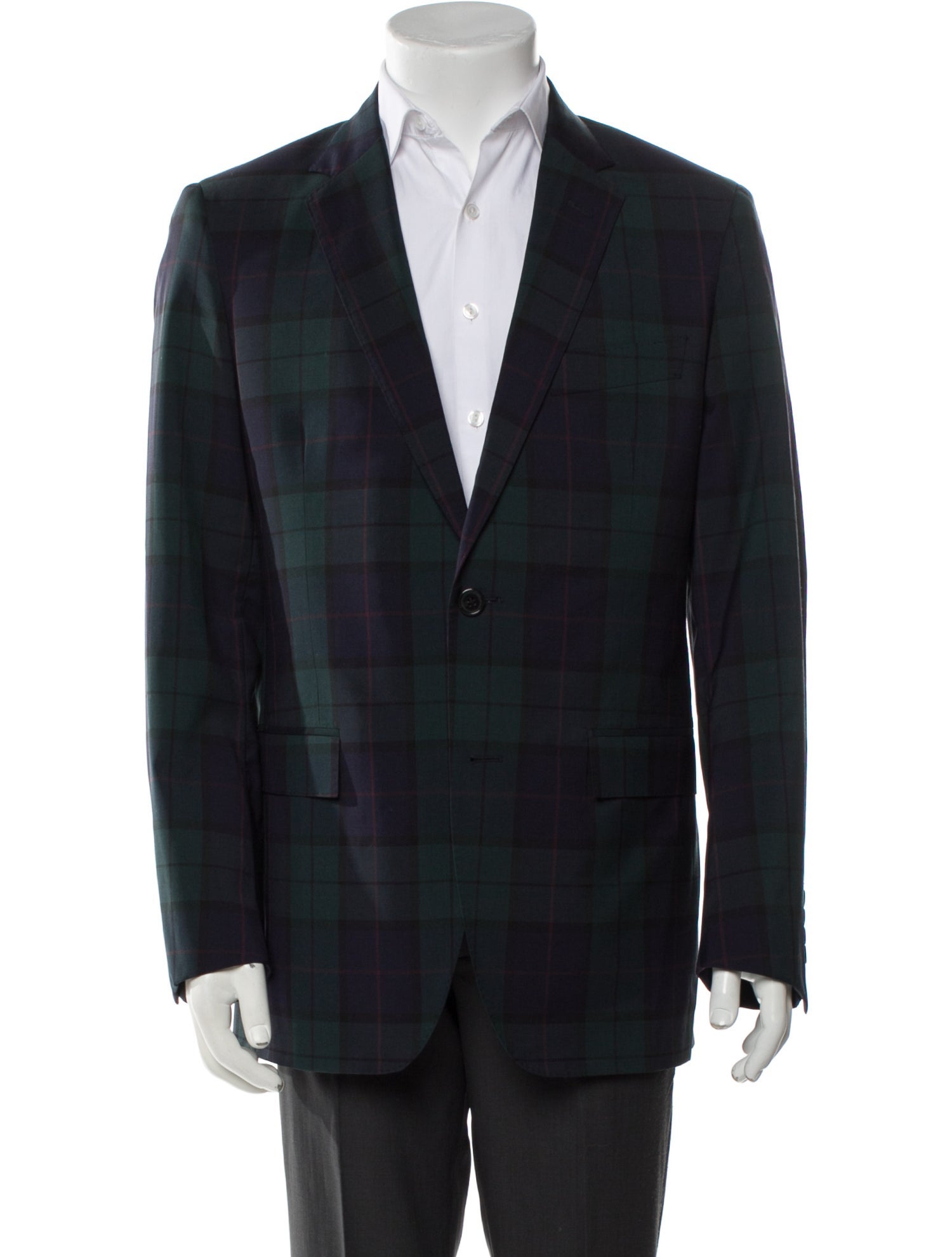 Todd Snyder Wool Plaid Print Jacket