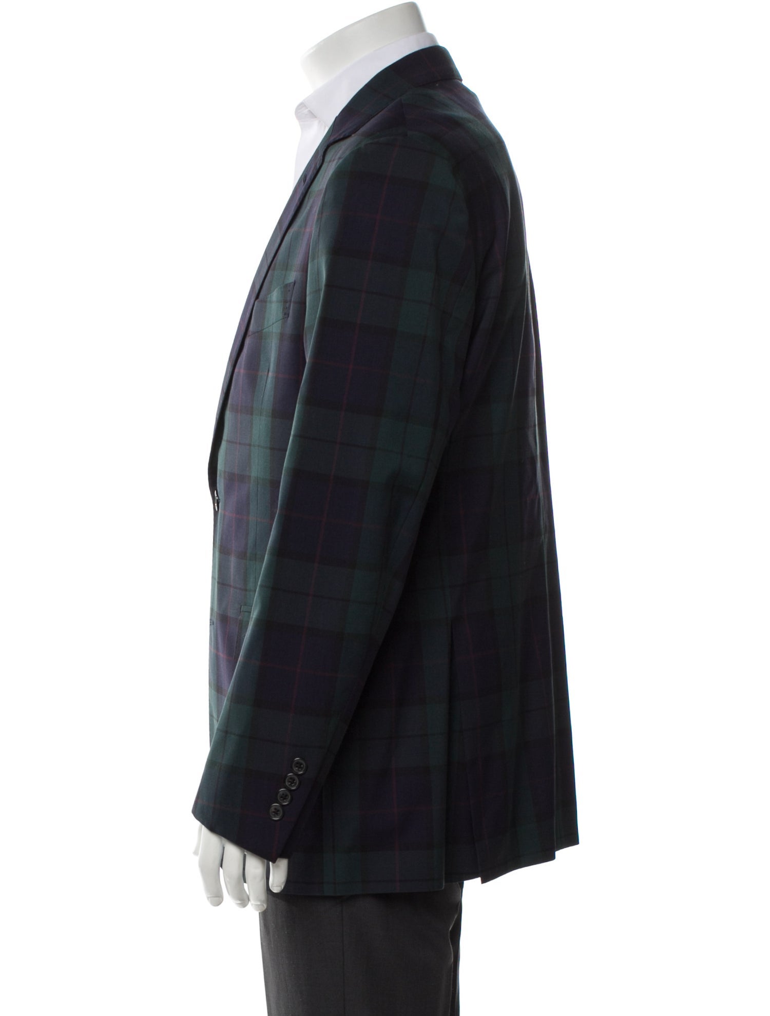 Todd Snyder Wool Plaid Print Jacket